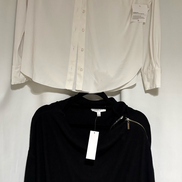 Lot Of 6 Lightweight Tops Sz M-L Now-Spring Long & Short Sleeves New & Used - Picture 9 of 10